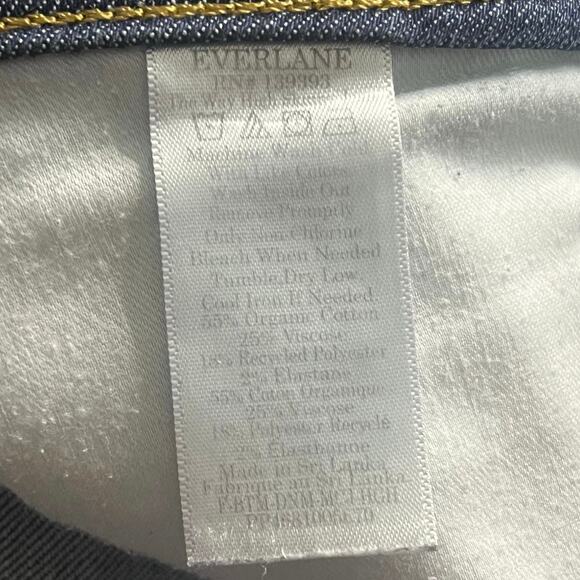 Everlane | The Way-High Clean Front Skinny Jean | 28 Regular | Dark Blue Wash - Picture 6 of 8